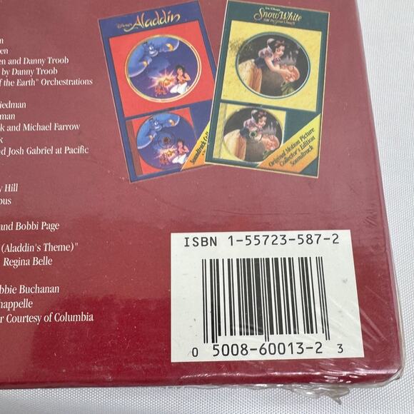 Disney Records Aladdin Collector's Series Soundtrack with Lenticular Art in Box - Picture 2 of 5
